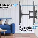 Swivel TV Mount for 42''-75'' TV MD2658