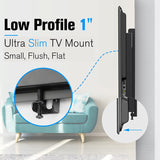 fixed TV mount with 1'' ultra slim low profile