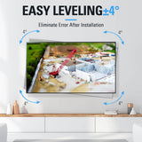 easily level the TV after installation