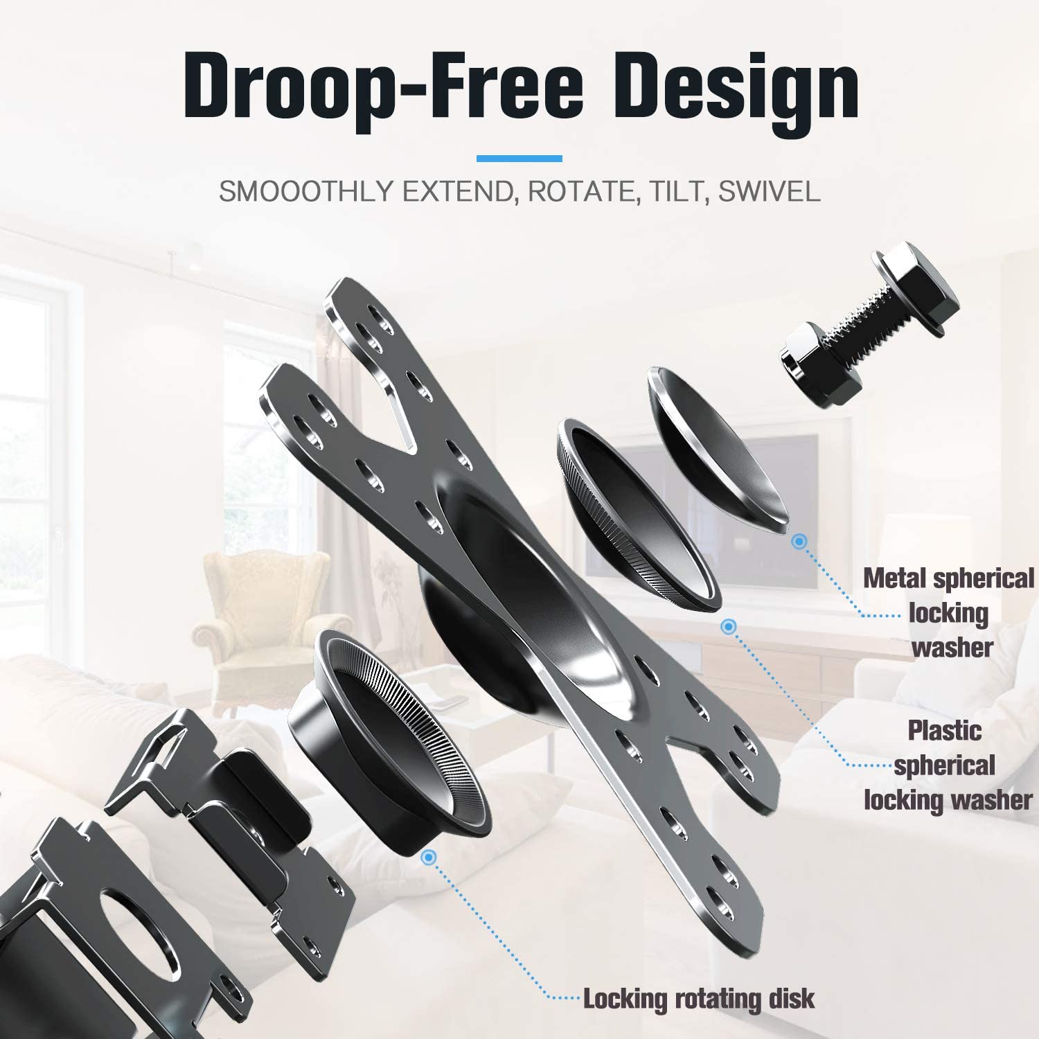 full motion monitor tv mount for small screen tvs