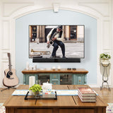 hang a soundbar below a flat screen TV