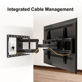 75 inch TV mount with integrated cable management